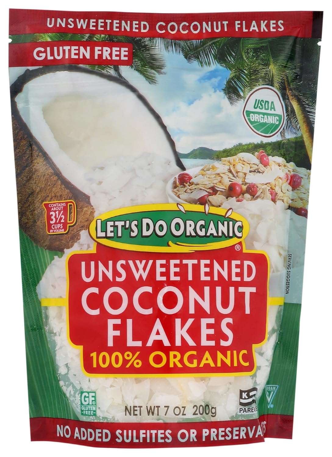 Unsweetened coconut flakes product image